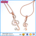 Colar de pingente de diamante de casamento de joias de moda Guangzhou Boosin 2016